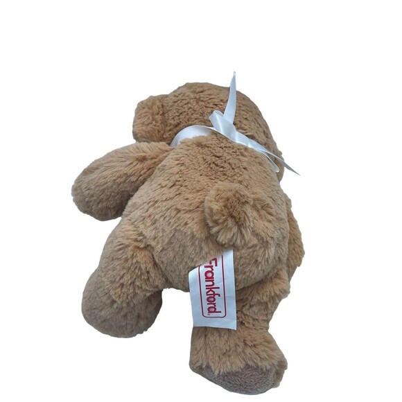 VINTAGE FRANKFORD CANDY TEDDY BEAR 8” PLUSH STUFFED ANIMAL TAN HARD TO FIND TOY - Picture 12 of 14
